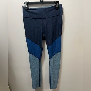 Outdoor Voices High Waisted Leggings. Blue in M